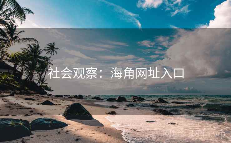 社会观察：海角网址入口