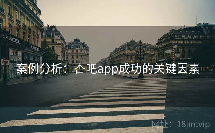 案例分析:杏吧app成功的关键因素 案例分析:杏吧app成功的关键因素