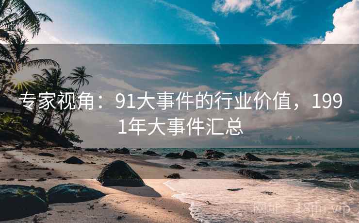专家视角：91大事件的行业价值，1991年大事件汇总