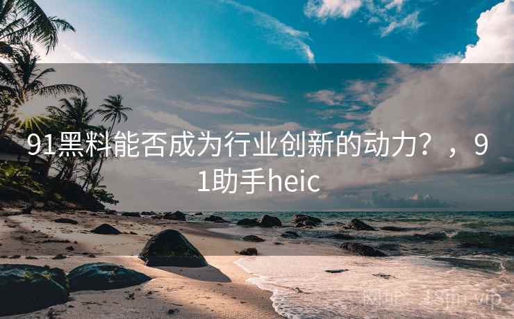 91黑料能否成为行业创新的动力?,91助手heic 91黑料能否成为行业创新的动力?,91助手heic
